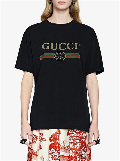 gucci black tshirt|ladies black gucci t shirt.